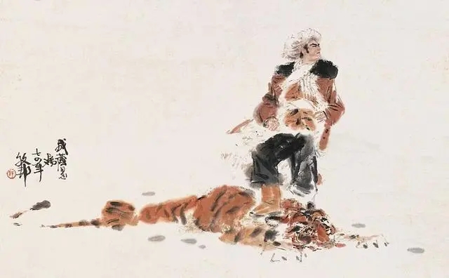 中國著名畫家戴敦邦作品