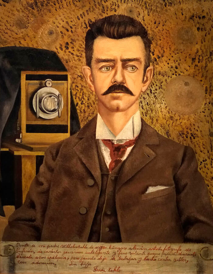 弗裏達·卡羅 《父親》（Portrait of My Father） 1952年 藏于弗裏達·卡羅博物館（墨西哥城）