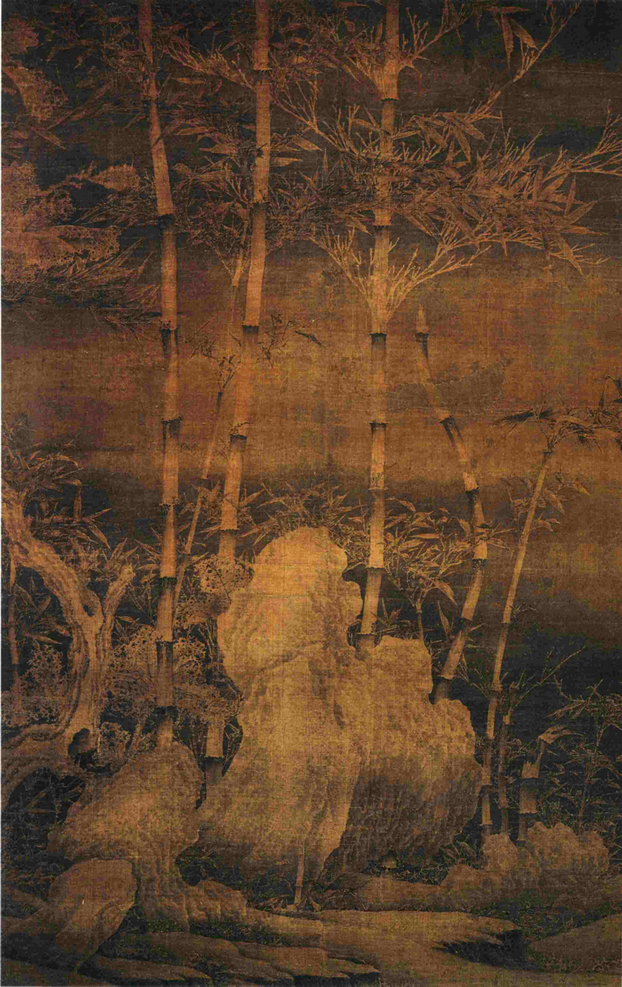 雪竹圖（國畫） 151.1×99.2厘米 五代 徐熙 上海博物館藏