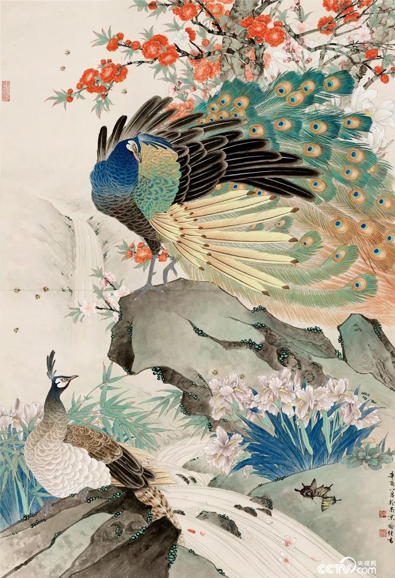 萬紫千紅 中國畫 162×110cm 1981年