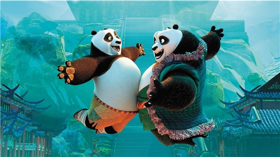 以中國功夫為主題的美國動漫電影《功夫熊貓》，于2008年6月在北美首映