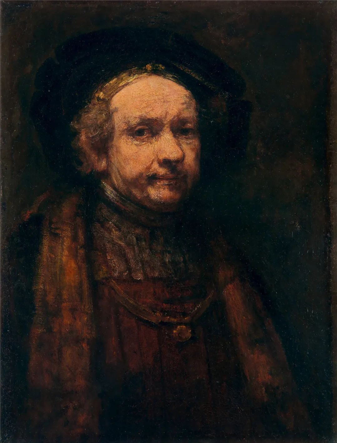 倫勃朗·凡·萊茵  （1606，萊頓—1669，阿姆斯特丹）  布面油畫，74×55厘米