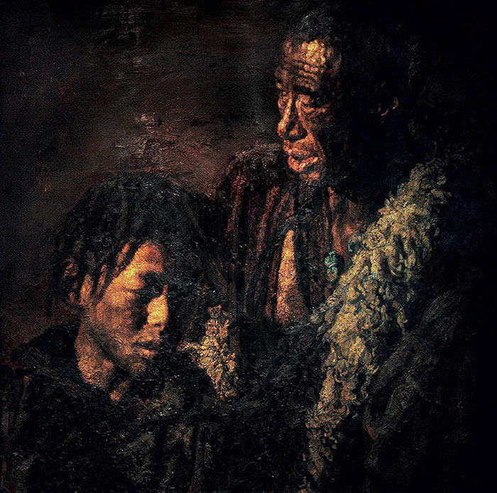 陳逸飛 《父與子》 1995年