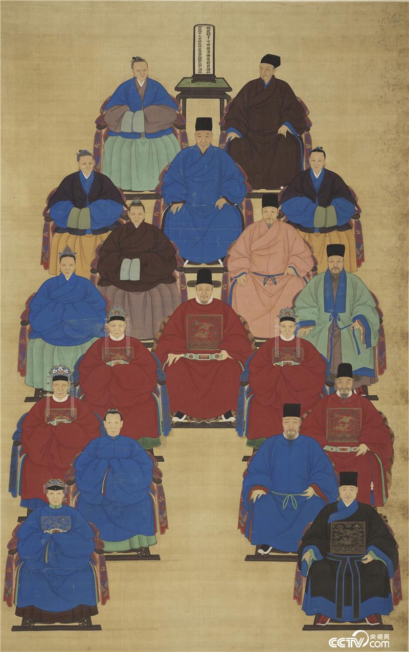 影像  佚名  年代不詳 絹本設色  265cm×148cm 明代 中國美術館藏