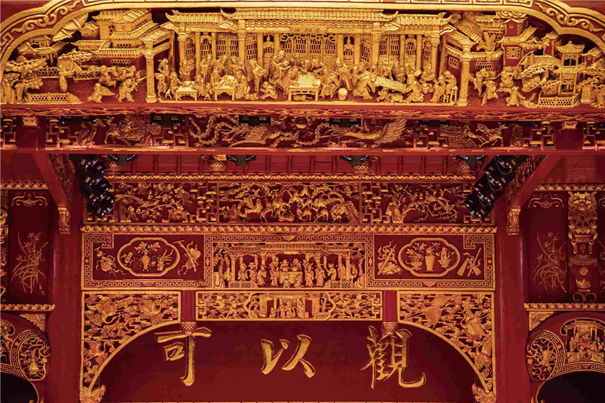 中國工藝美術館、中國非物質文化遺産館的傳統戲臺