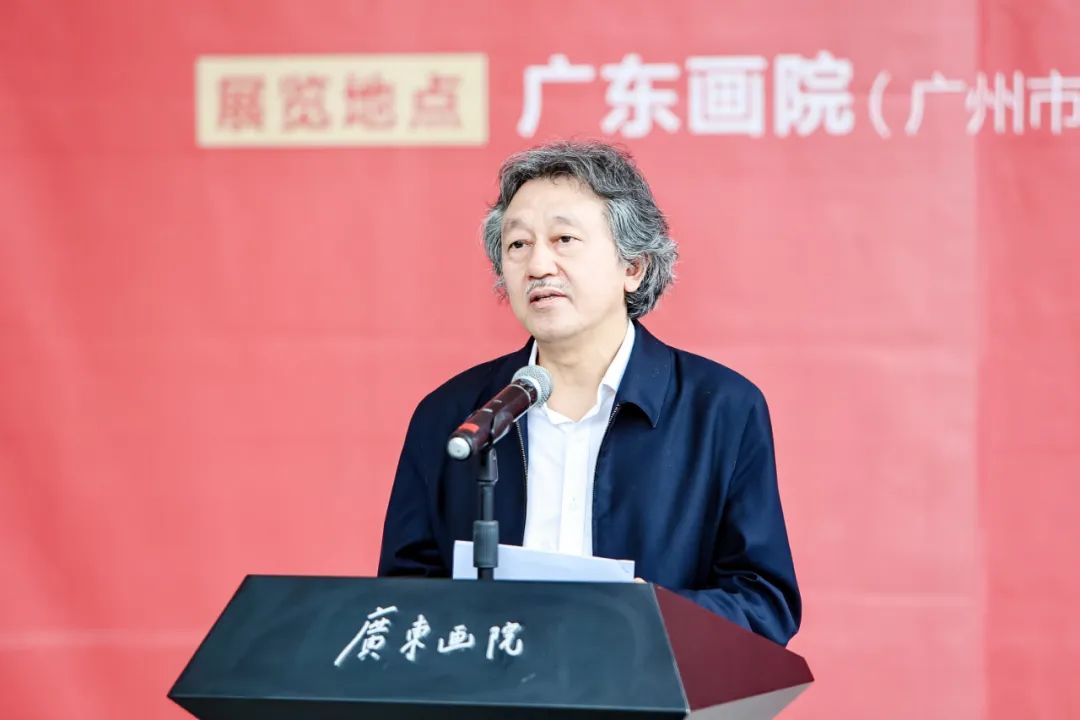 中國美術家協會分黨組書記、駐會副主席、秘書長馬鋒輝致辭
